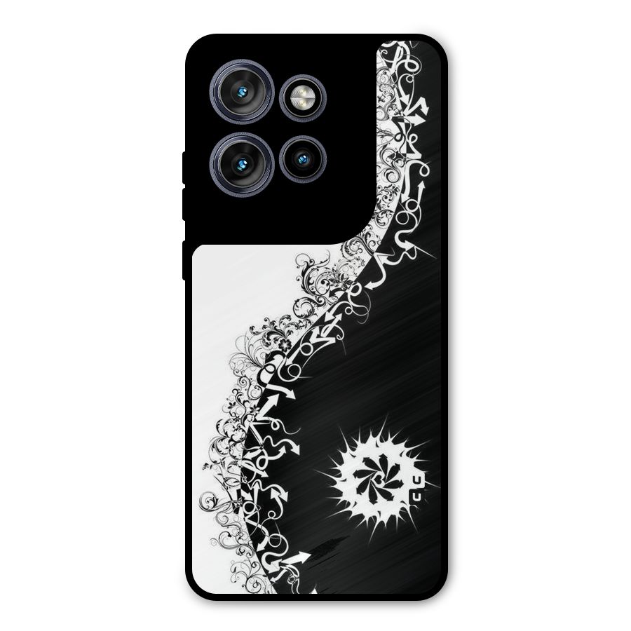 Half Peace Design Metal Back Case for Motorola Edge 50 Neo