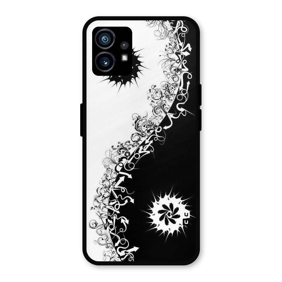 Half Peace Design Metal Back Case for Nothing Phone 1