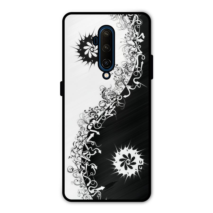 Half Peace Design Metal Back Case for OnePlus 7T Pro