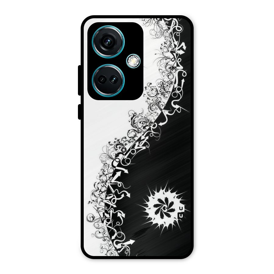 Half Peace Design Metal Back Case for OnePlus Nord CE 3 5G
