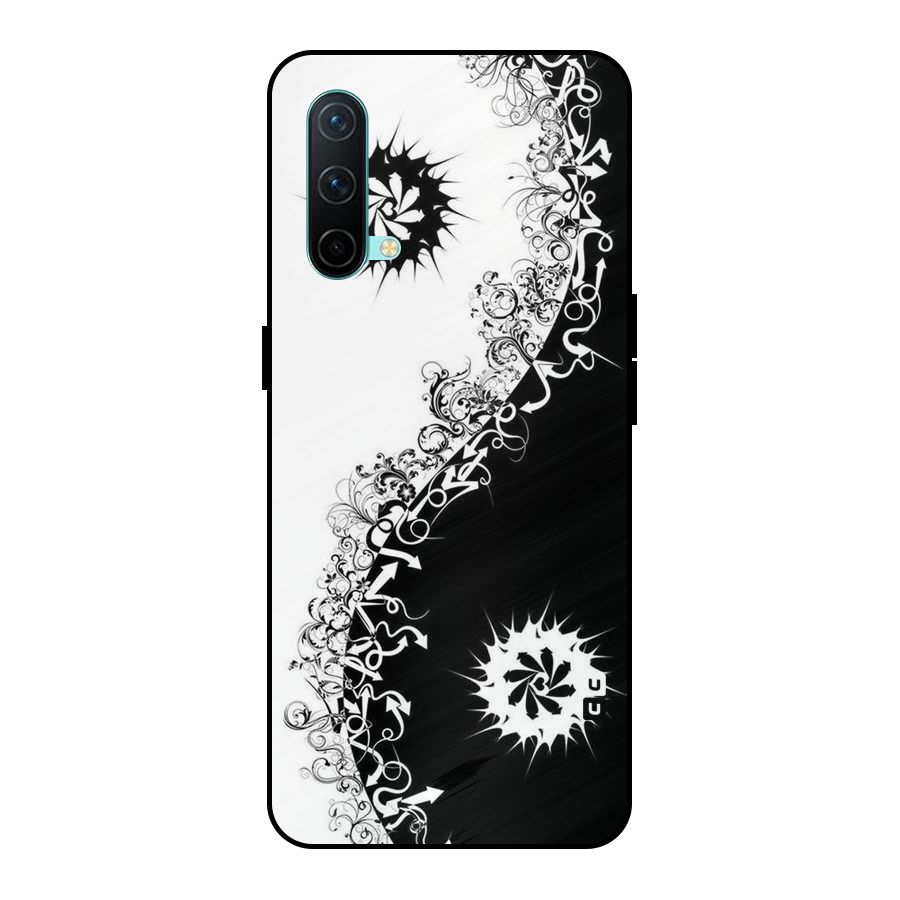 Half Peace Design Metal Back Case for OnePlus Nord CE 5G