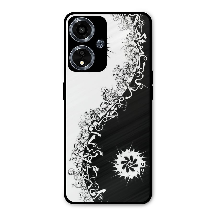 Half Peace Design Metal Back Case for Oppo A59
