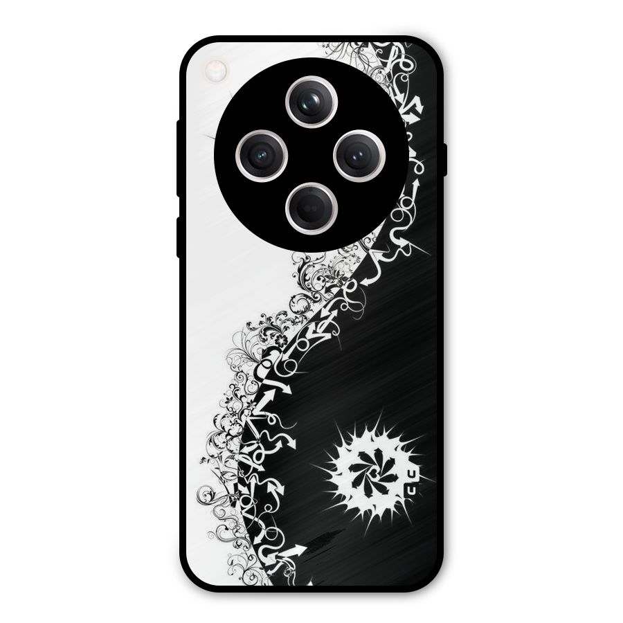 Half Peace Design Metal Back Case for Oppo Find X8