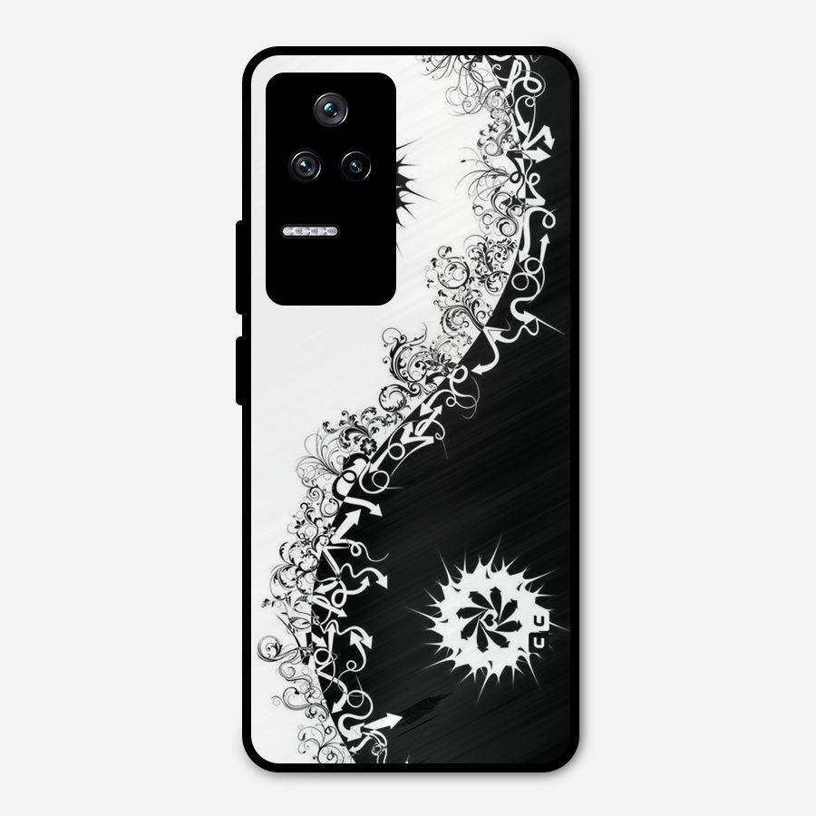 Half Peace Design Metal Back Case for Poco F4 5G