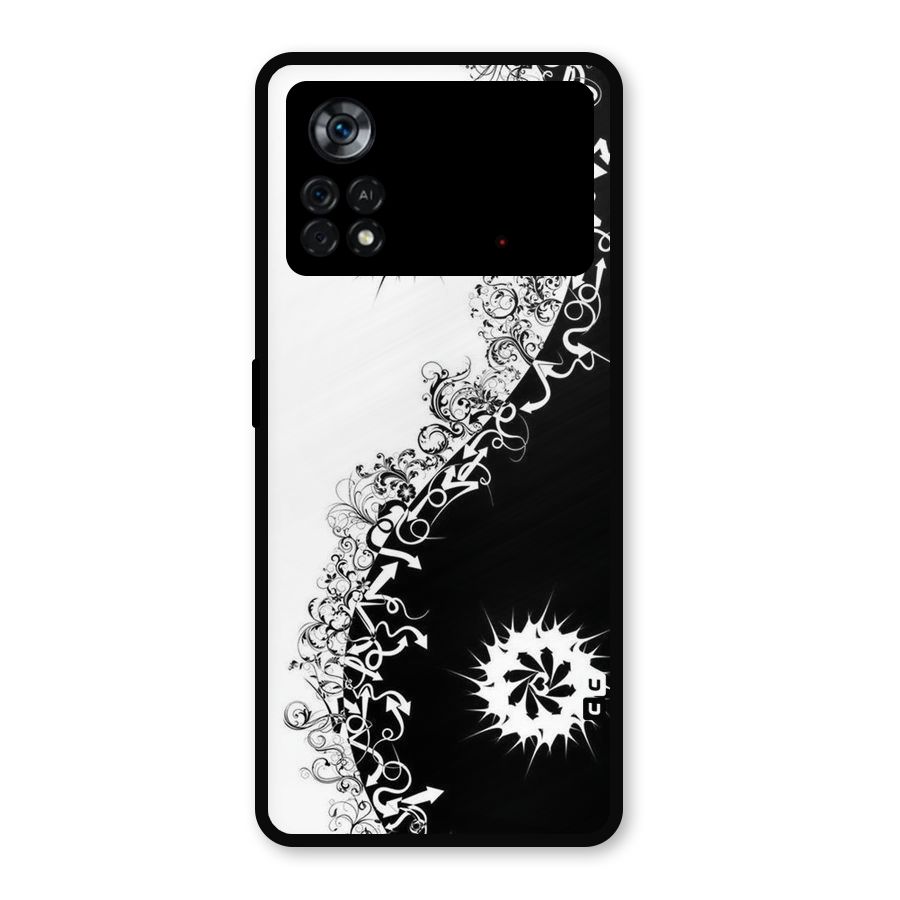 Half Peace Design Metal Back Case for Poco X4 Pro 5G