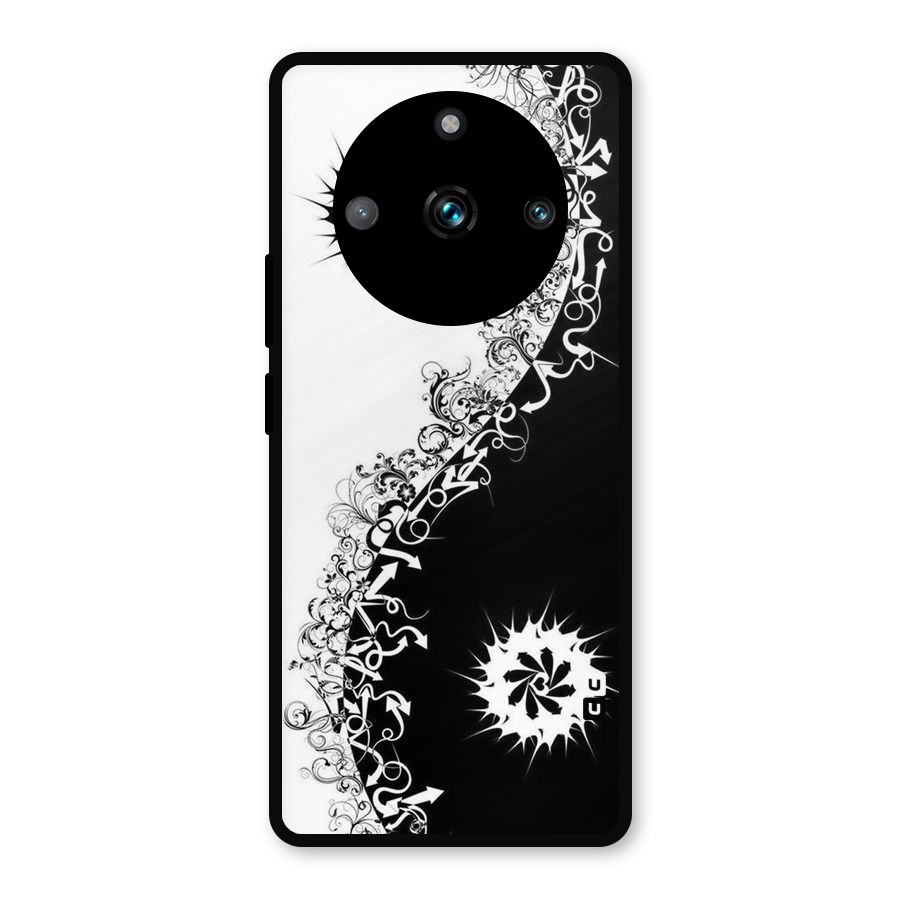 Half Peace Design Metal Back Case for Realme 11 Pro
