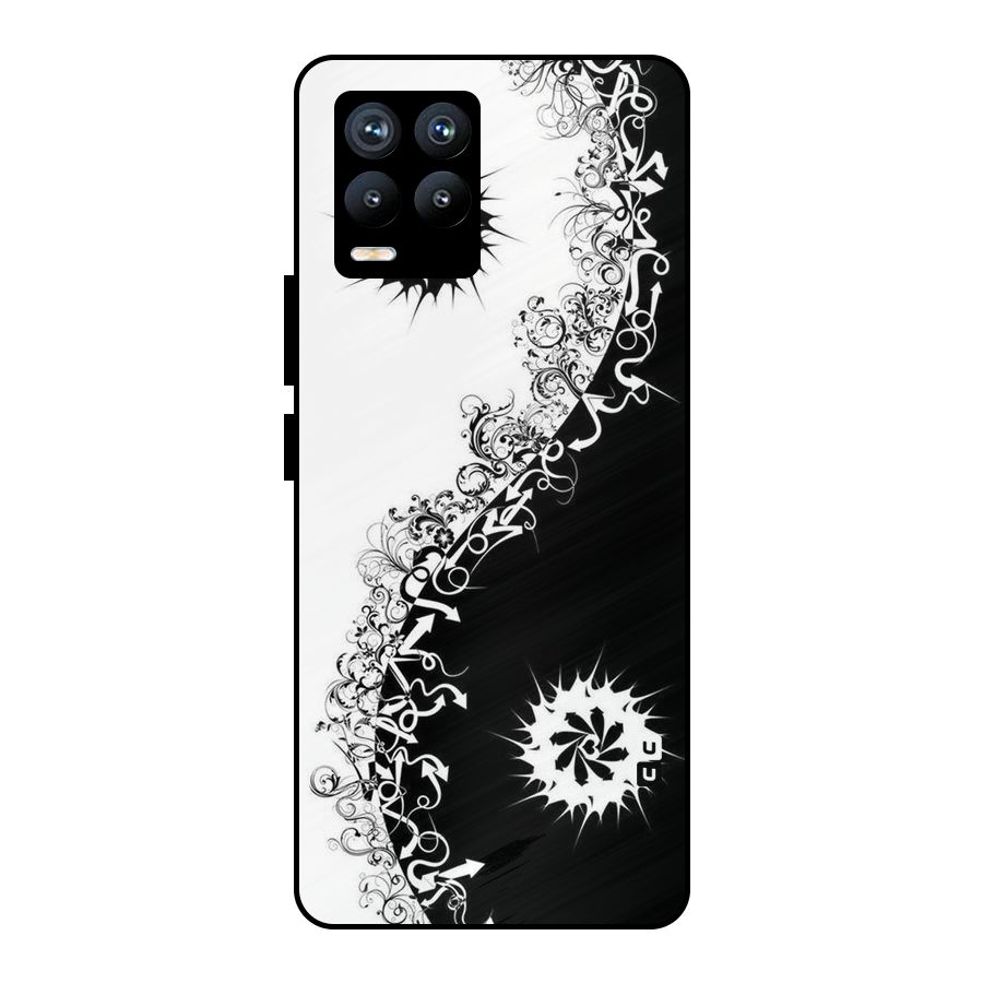 Half Peace Design Metal Back Case for Realme 8 Pro
