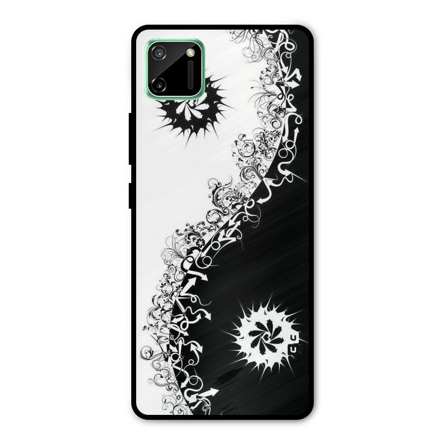 Half Peace Design Metal Back Case for Realme C11