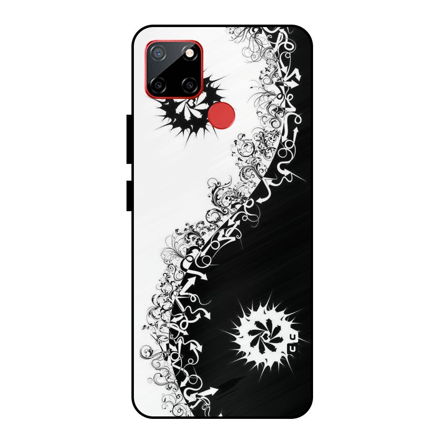 Half Peace Design Metal Back Case for Realme C12