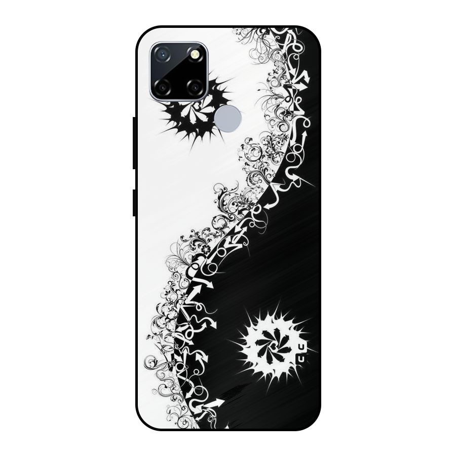 Half Peace Design Metal Back Case for Realme Narzo 30A