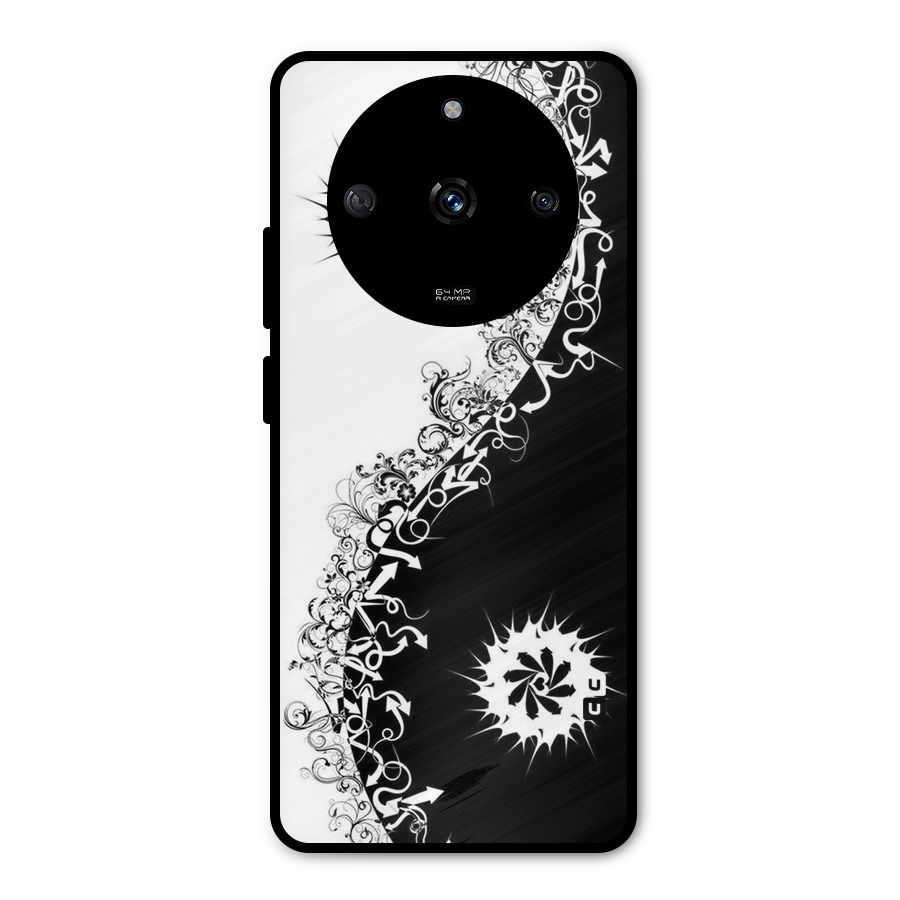 Half Peace Design Metal Back Case for Realme Narzo 60 5G