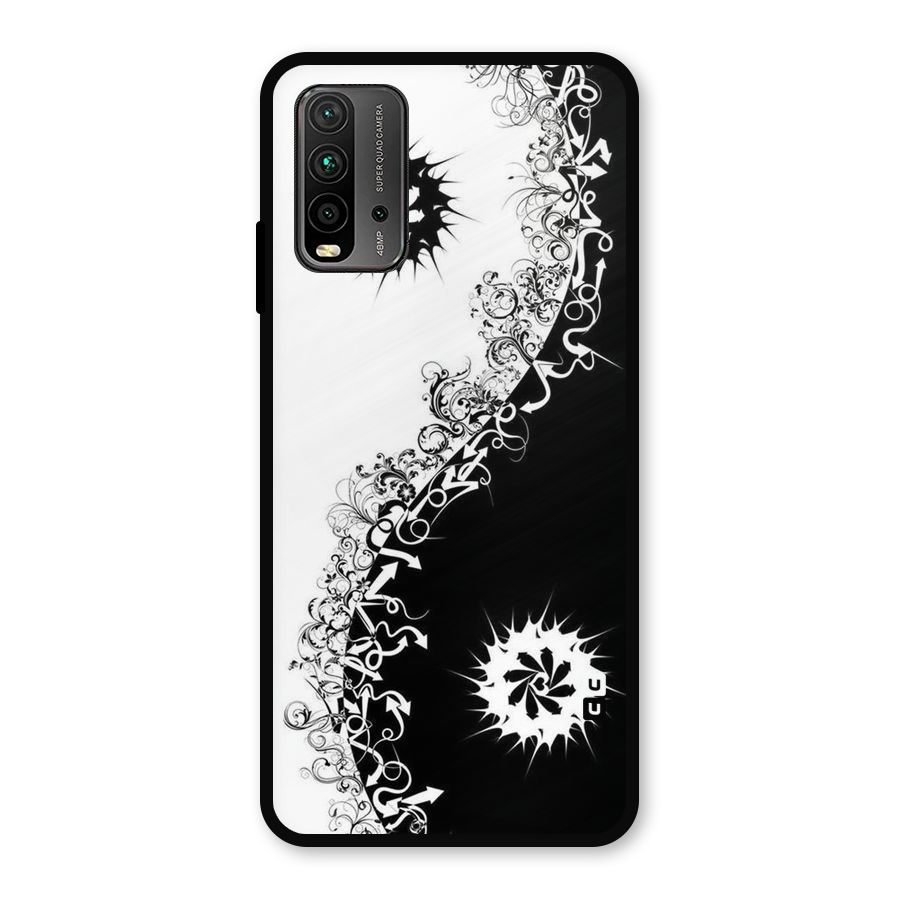 Half Peace Design Metal Back Case for Redmi 9 Power