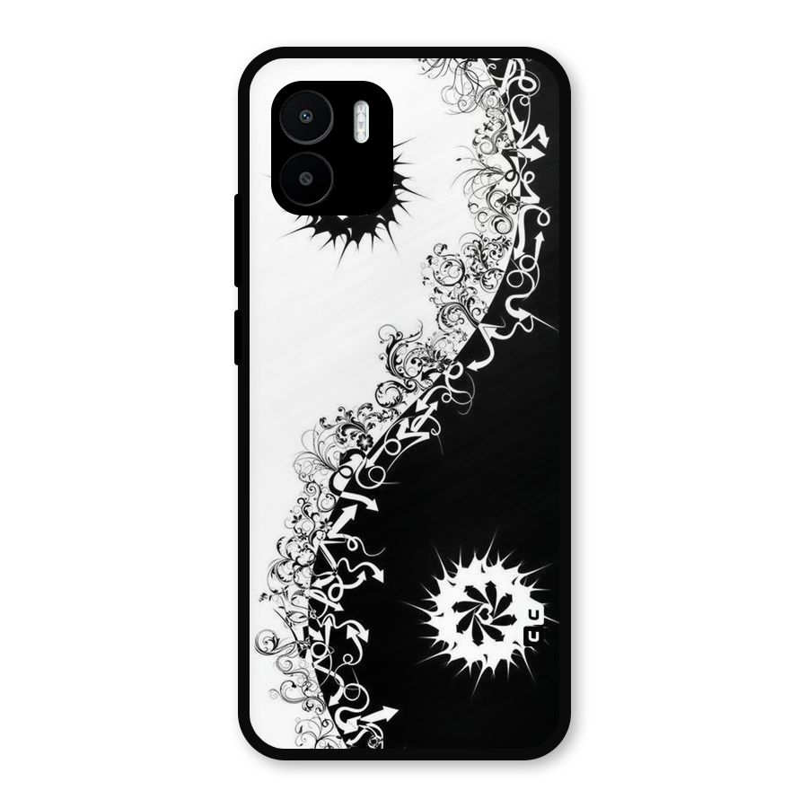 Half Peace Design Metal Back Case for Redmi A2