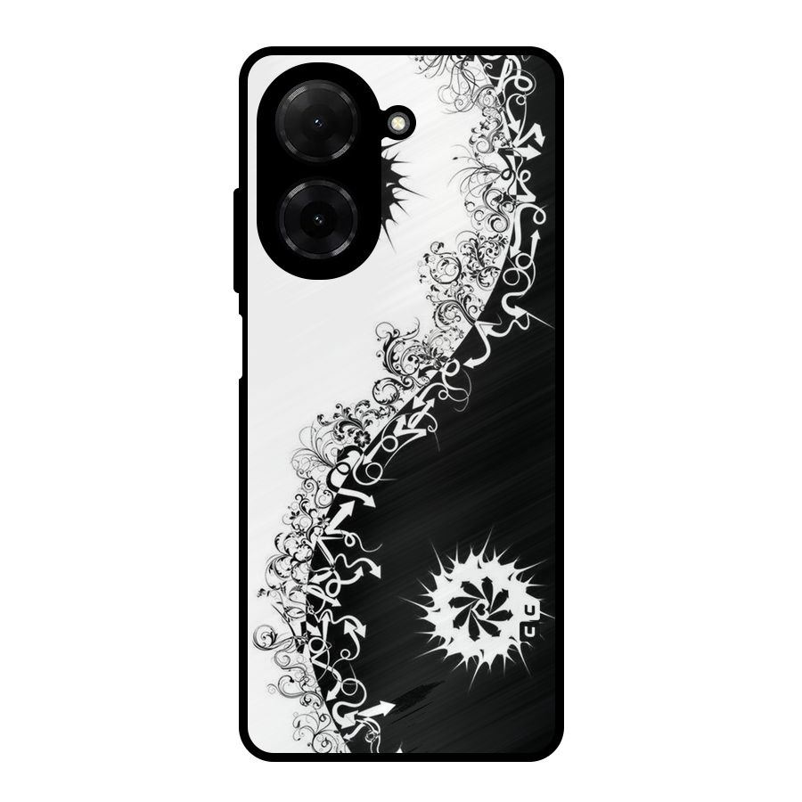 Half Peace Design Metal Back Case for Redmi A5 4G