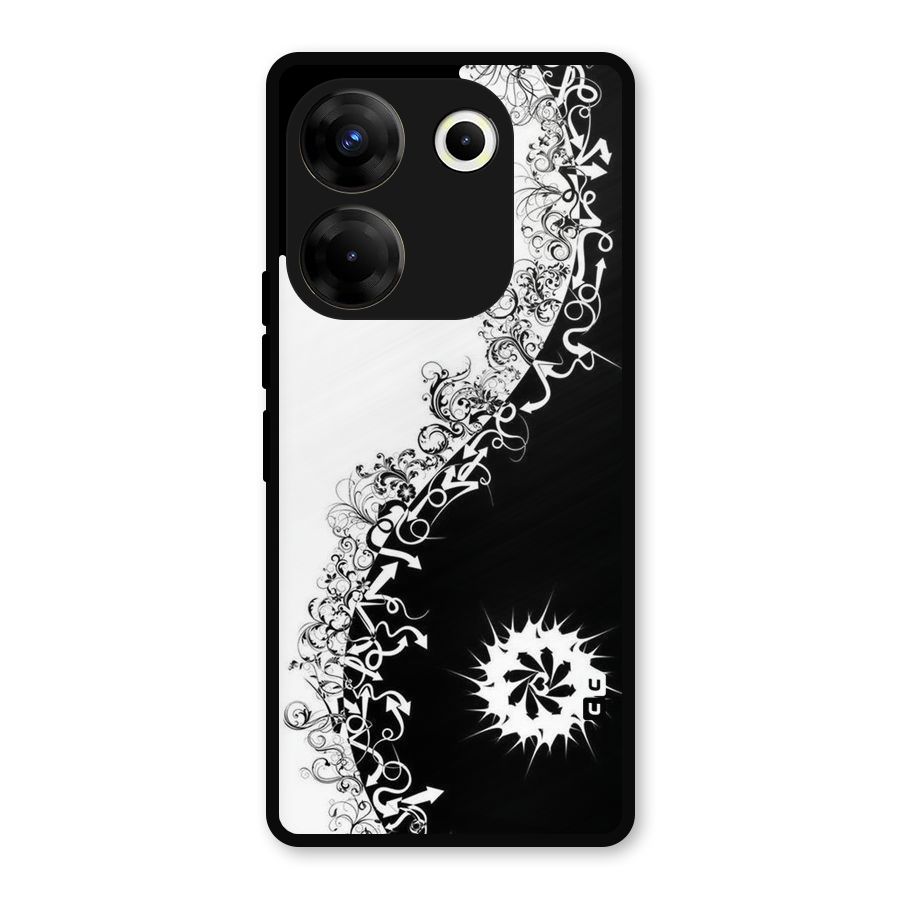 Half Peace Design Metal Back Case for Tecno Camon 20 Pro