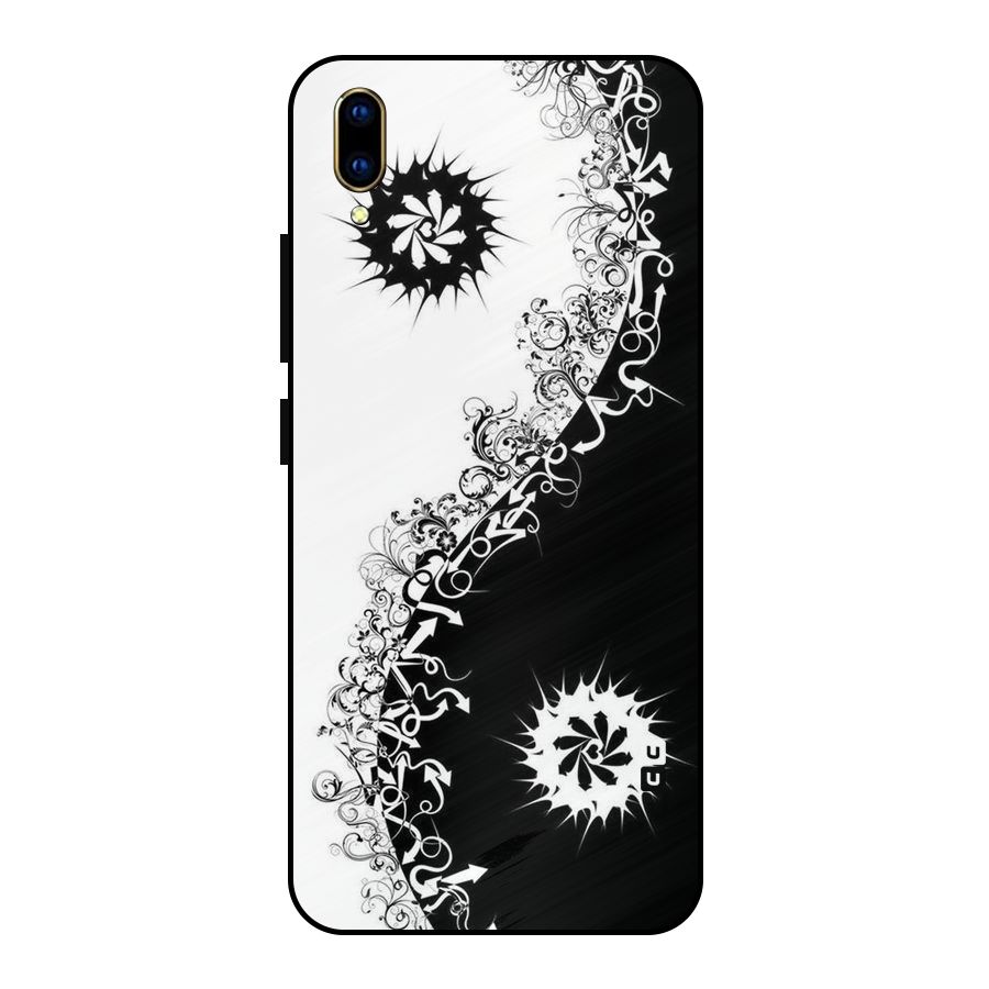 Half Peace Design Metal Back Case for Vivo V11 Pro