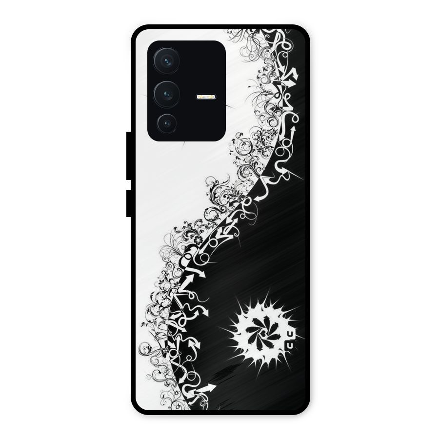 Half Peace Design Metal Back Case for Vivo V23 5G