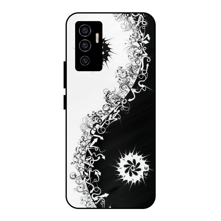 Half Peace Design Metal Back Case for Vivo V23e