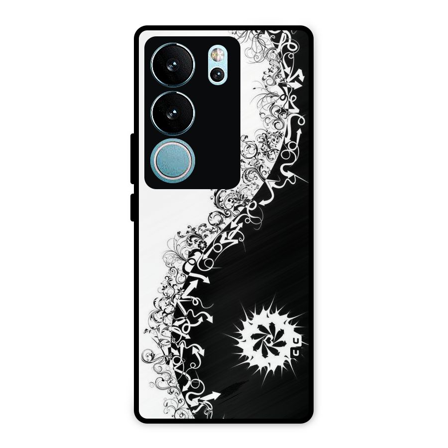 Half Peace Design Metal Back Case for Vivo V29