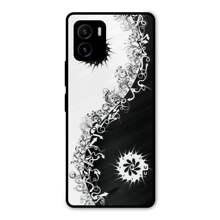 Half Peace Design Metal Back Case for Vivo Y15s