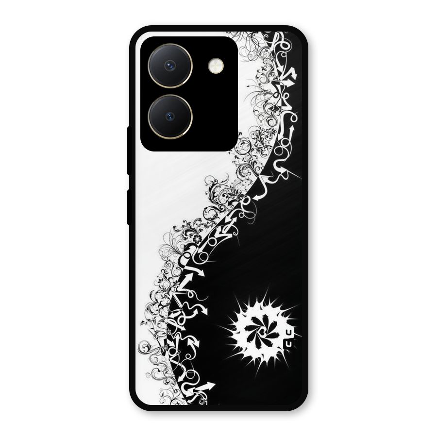 Half Peace Design Metal Back Case for Vivo Y36