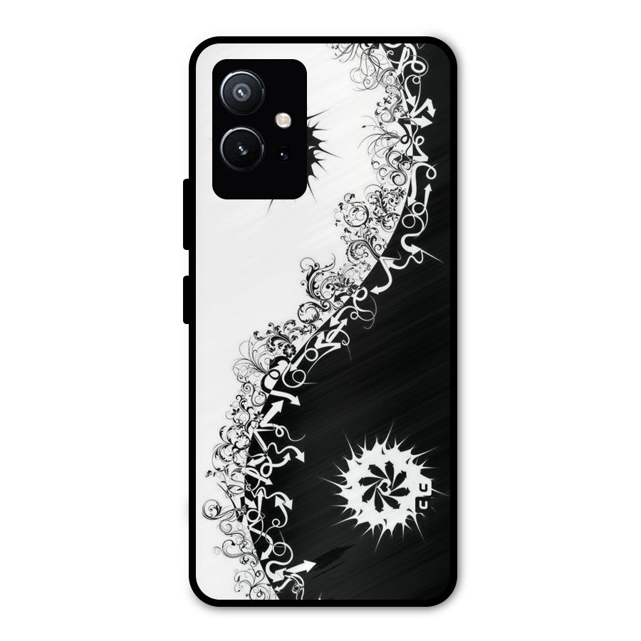 Half Peace Design Metal Back Case for Vivo Y75 5G