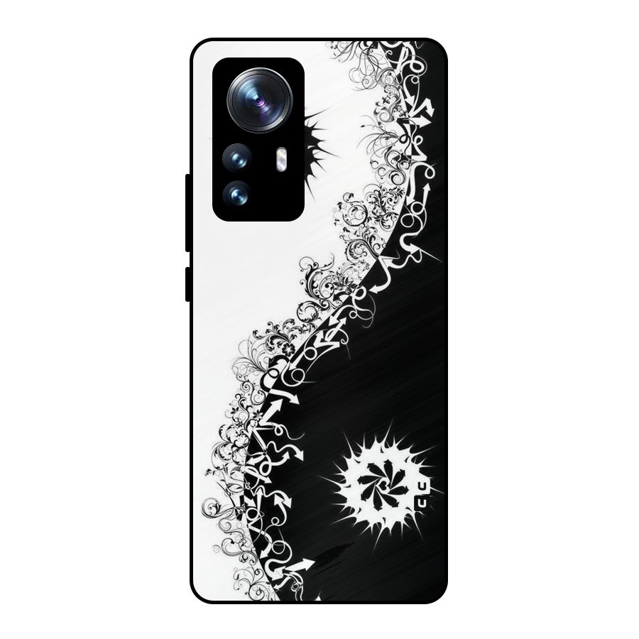 Half Peace Design Metal Back Case for Xiaomi 12 Pro
