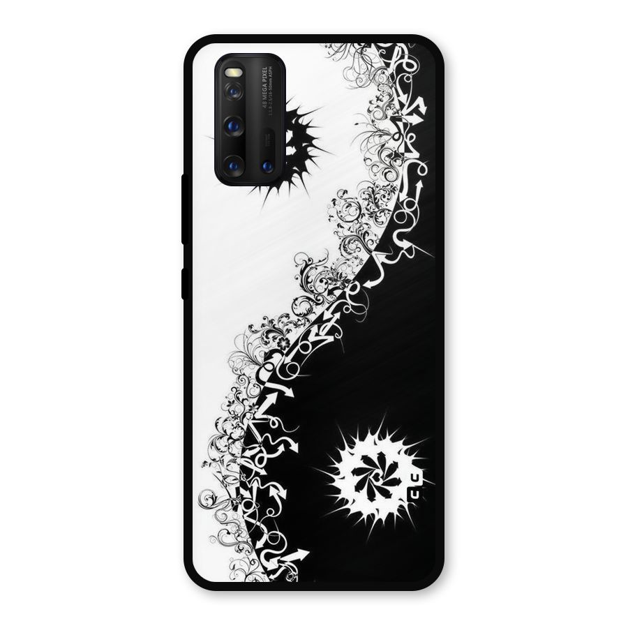 Half Peace Design Metal Back Case for iQOO 3