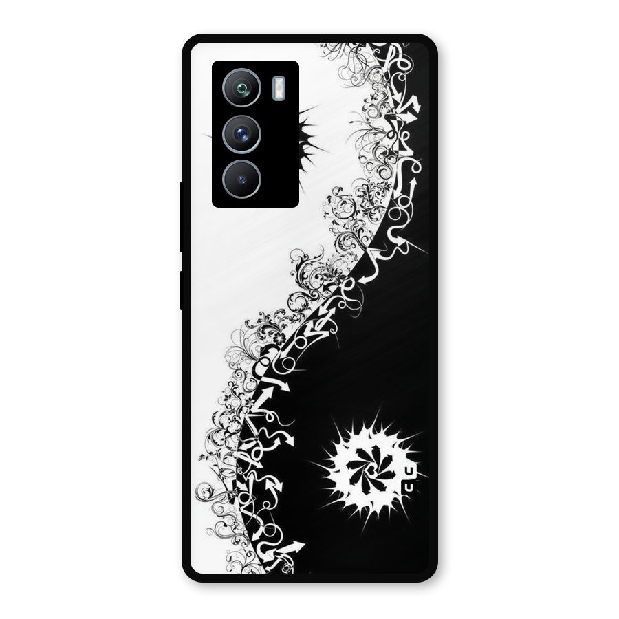 Half Peace Design Metal Back Case for iQOO 9 SE