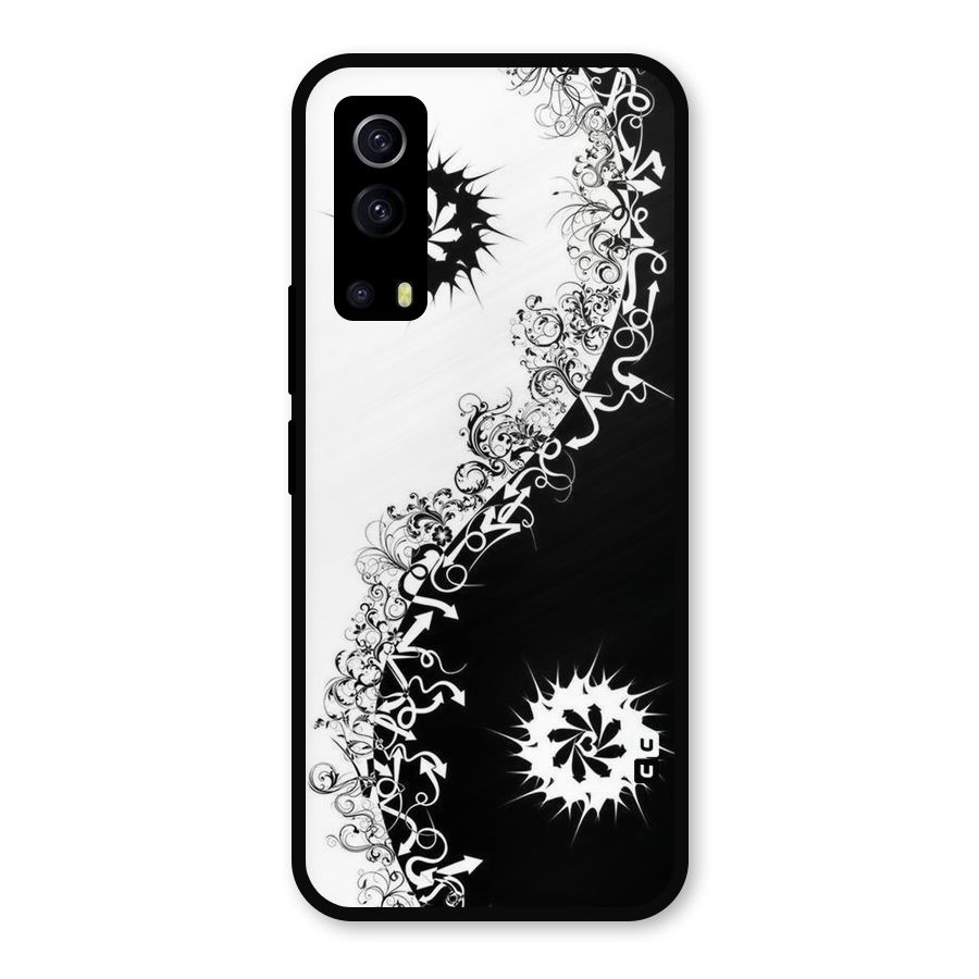 Half Peace Design Metal Back Case for iQOO Z3