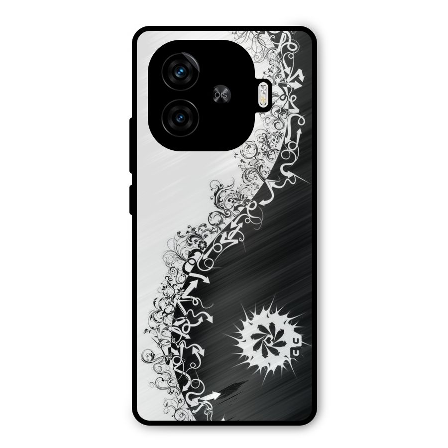 Half Peace Design Metal Back Case for iQOO Z9 Turbo