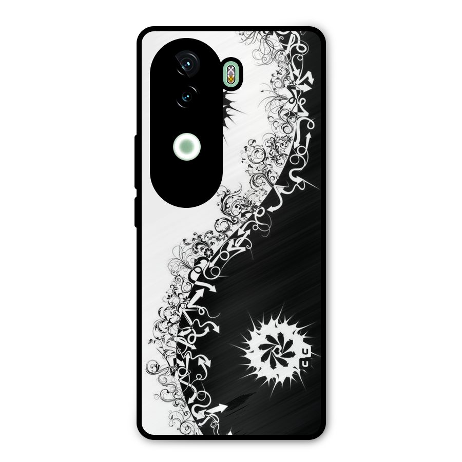Half Peace Design Metal Back Case for iQOO Z9s