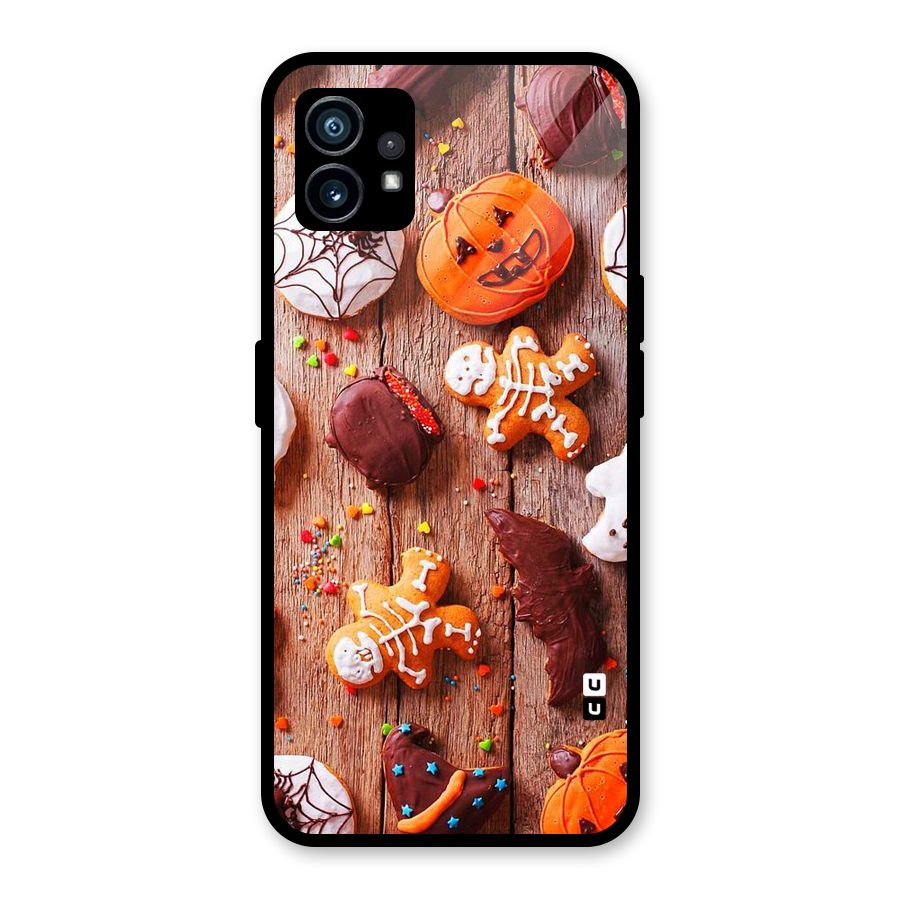 Halloween Chocolates Glass Back Case for Nothing Phone 1