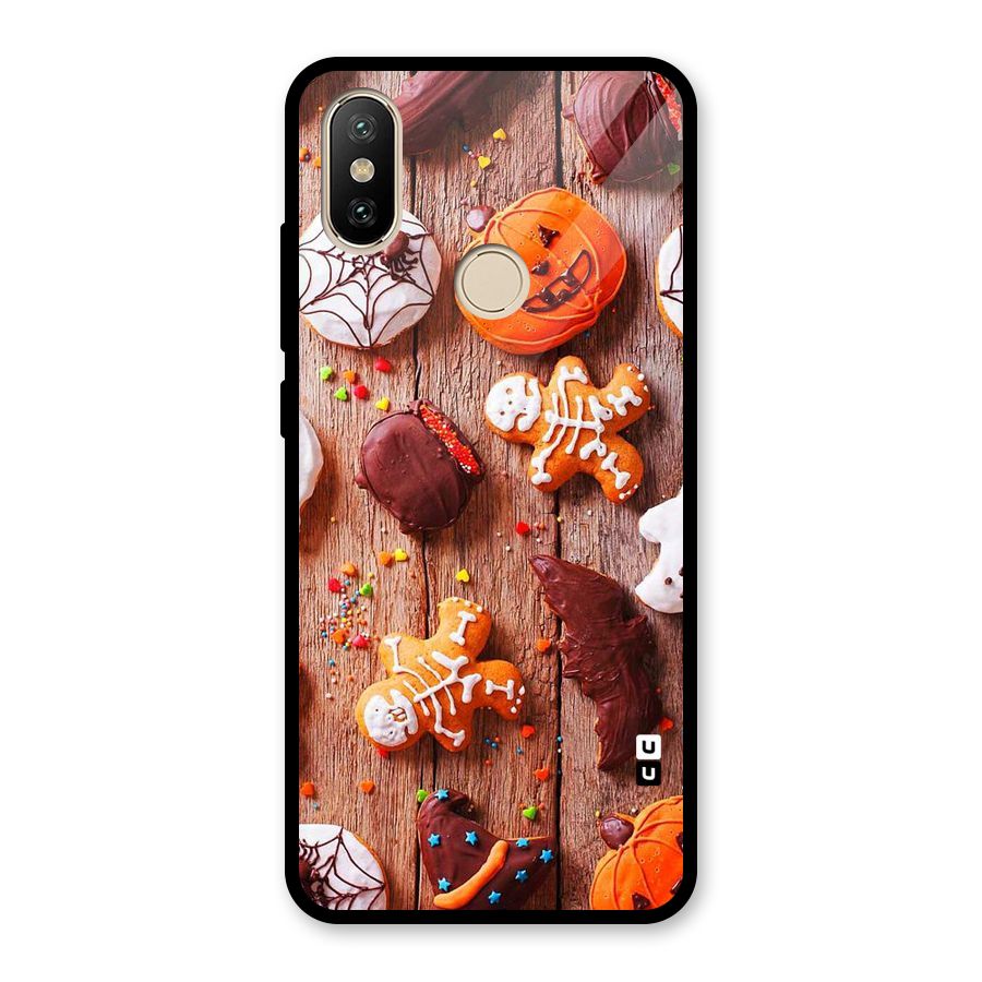 Halloween Chocolates Glass Back Case for Redmi A2