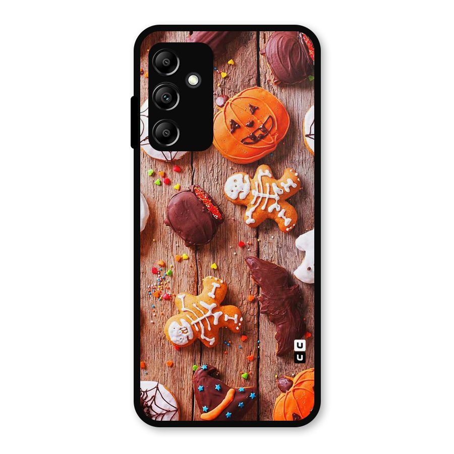 Halloween Chocolates Metal Back Case for Galaxy A14 5G