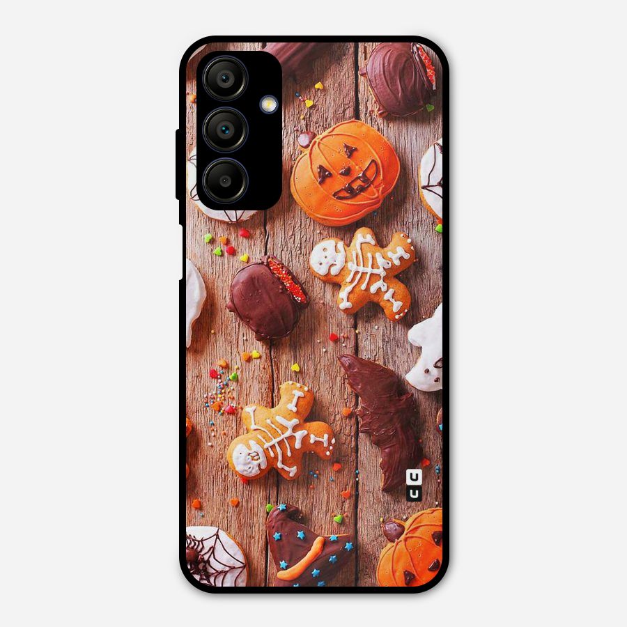 Halloween Chocolates Metal Back Case for Galaxy A15 5G