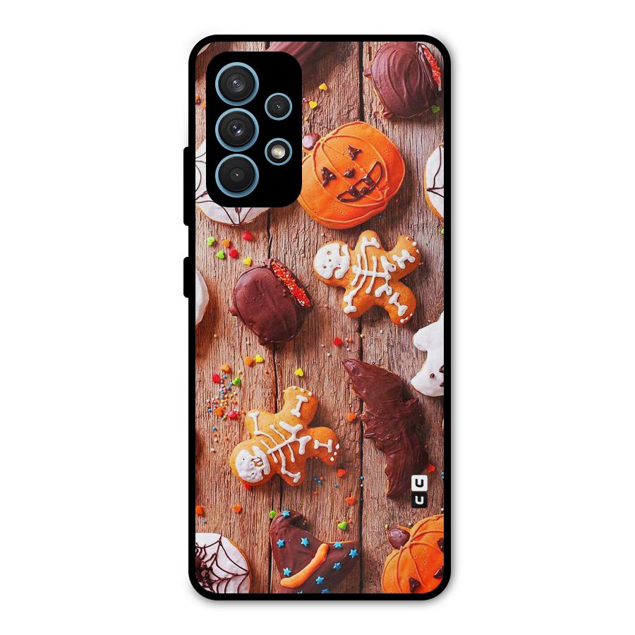 Halloween Chocolates Metal Back Case for Galaxy A32