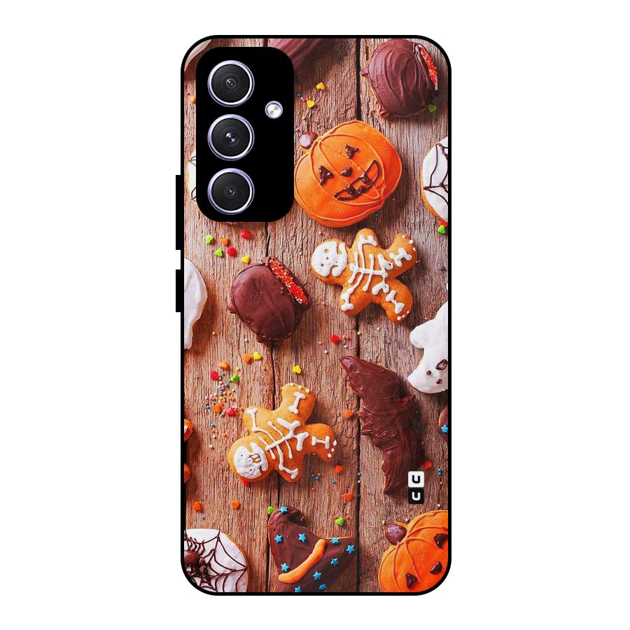 Halloween Chocolates Metal Back Case for Galaxy A54