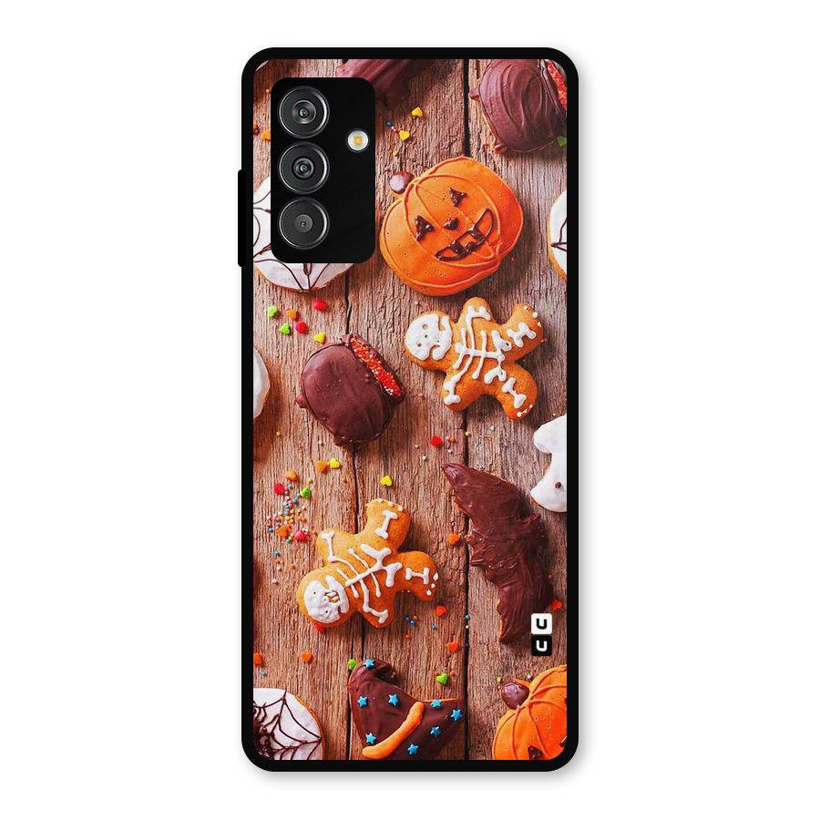 Halloween Chocolates Metal Back Case for Galaxy F13