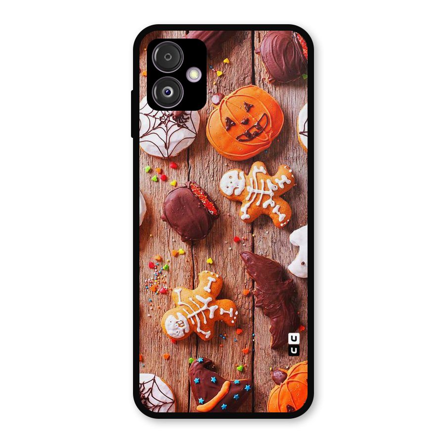 Halloween Chocolates Metal Back Case for Galaxy F14