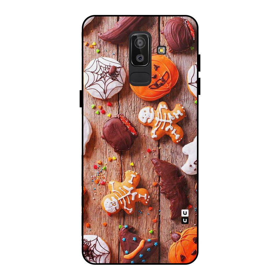 Halloween Chocolates Metal Back Case for Galaxy J8