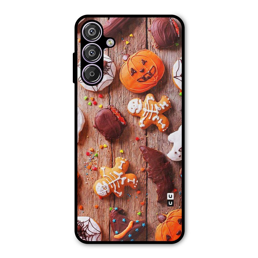 Halloween Chocolates Metal Back Case for Galaxy M15