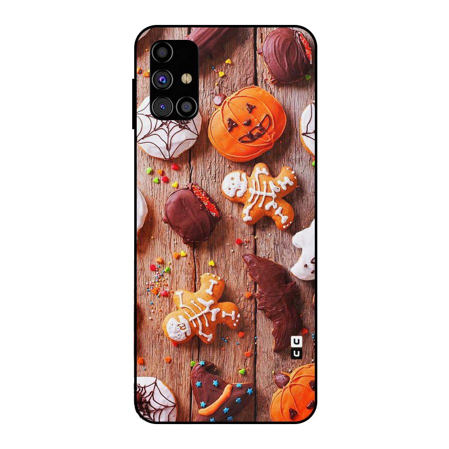 Halloween Chocolates Metal Back Case for Galaxy M31s