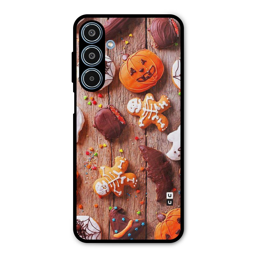 Halloween Chocolates Metal Back Case for Galaxy M35