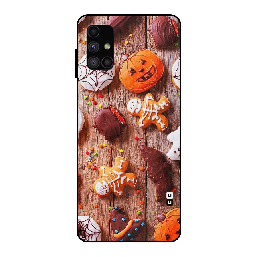 Halloween Chocolates Metal Back Case for Galaxy M51