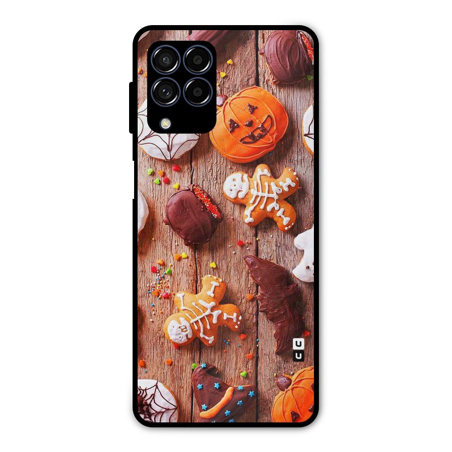 Halloween Chocolates Metal Back Case for Galaxy M53 5G