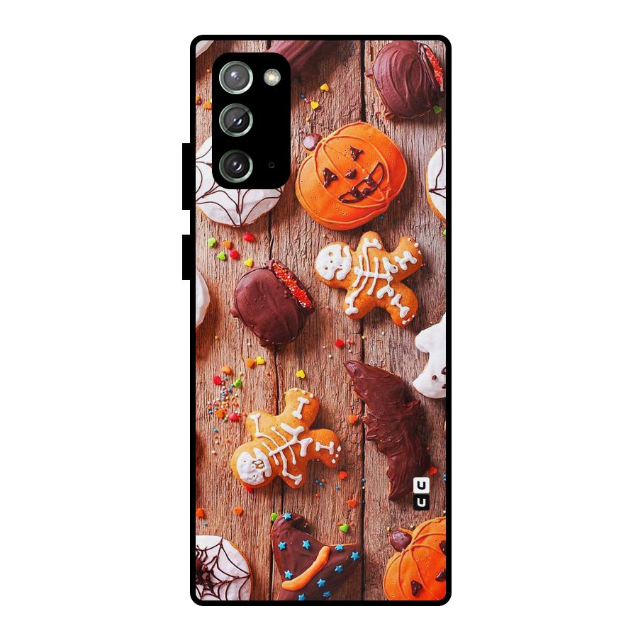 Halloween Chocolates Metal Back Case for Galaxy Note 20