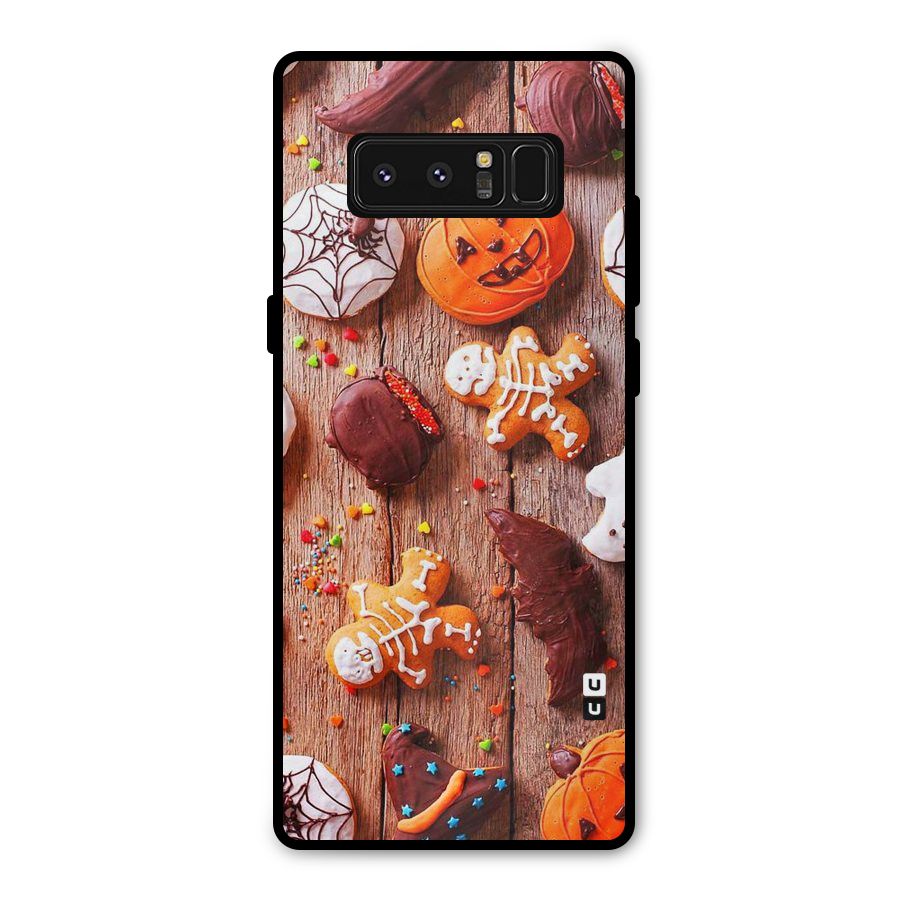 Halloween Chocolates Metal Back Case for Galaxy Note 8