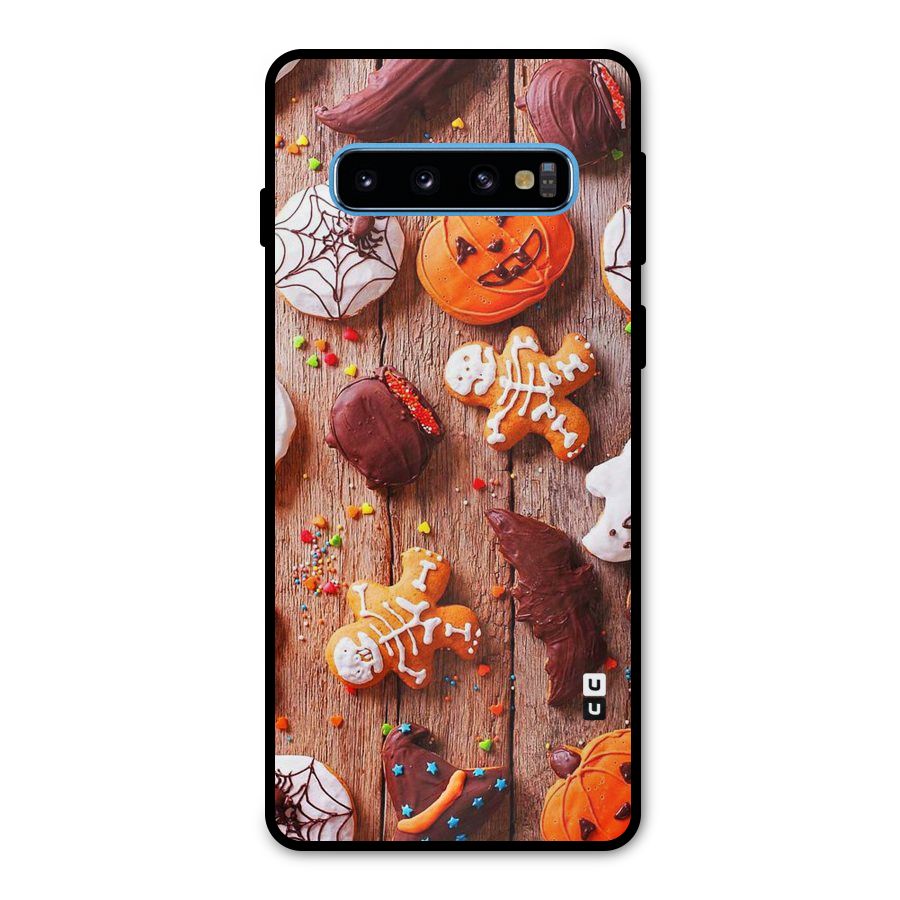 Halloween Chocolates Metal Back Case for Galaxy S10
