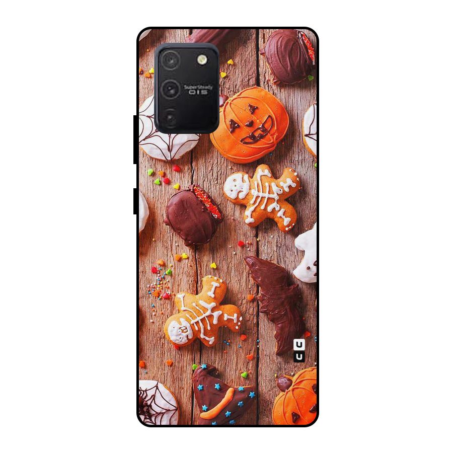 Halloween Chocolates Metal Back Case for Galaxy S10 Lite